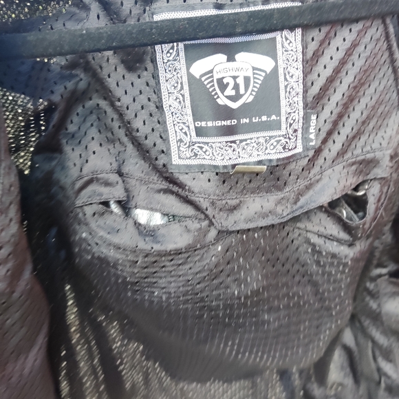 HIGHWAY 21 Motordrome Jacket, Motorcycle Leather - Picture 11 of 14